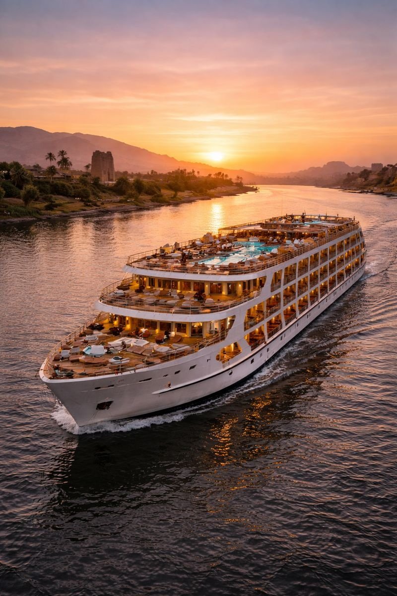 6 Days Luxury Jade Dahabiya Nile Cruise from Luxor to Aswan